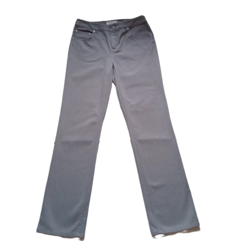 Jones New York Sport Women Shape Control Stretch Jeans Gray Medium Mid Rise Sz 6